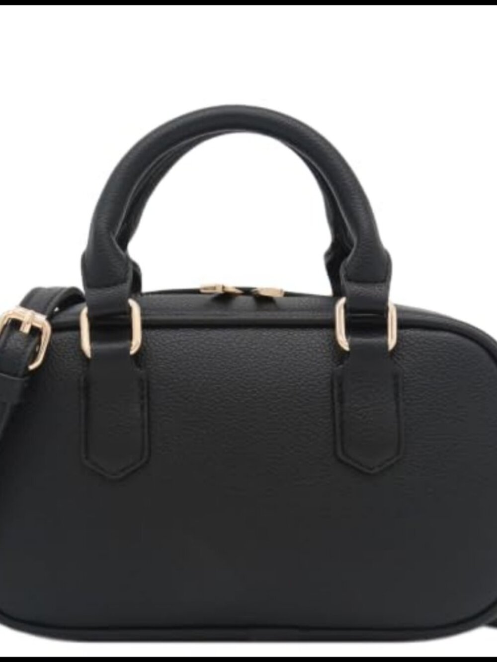 Mini PU Leather Satchel Crossbody Bag Top Handle Faux Leather Purse